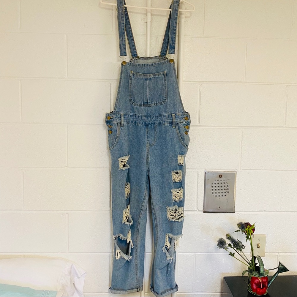 Light Denim Overalls!